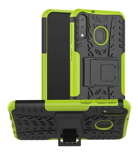 Caseexpert Samsung Galaxy M20 Funda, Heavy Duty Silicona Híb