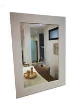 Comprar Espejos Marco Madera De 7 Cm Decorativos Pared Baño 53x63 Cm
