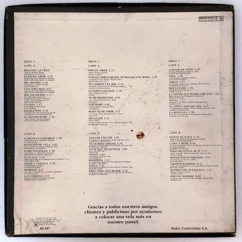 Varios Artistas - 45 Exitos De Pegue De La Poderosa Hl Lp