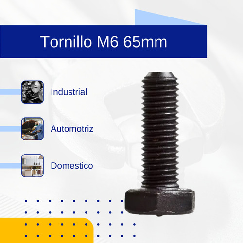 Tornillo Allen 6x65 (50 Pz) Milimetricos