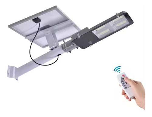 Foco Solar Led 100w Sensor Movim+fotocelula+control+brazo 