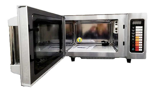 Imagen 3 de 3 de Microondas industrial Migsa MC09D acero inoxidable 25L 120V