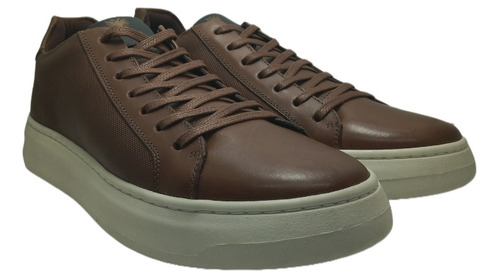 Imagen 2 de 3 de Zapatilla Hombre Stork Man Cosme Cordón Picada Cuero