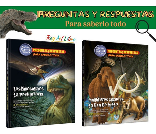 Combo 2 Libros  Dinosaurios   Mamferos Para Saberliuy