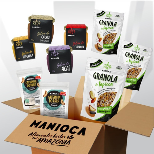 Imagem 1 de 1 de Kit Café Da Manhã 100% Natural Da Amazônia - Manioca