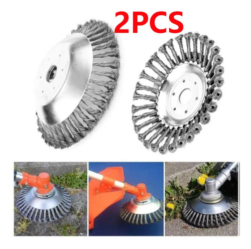 Cyz Cabezal Aparador De Gramo Con Cable De Acero 2 Piezas
