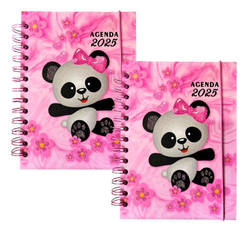 Agenda 2025 Com Calendário E Planejamento Capa Dura Panda
