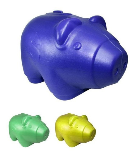 3 Cofre De Plástico Porco Big Le Plastic Brinquedo Promoção