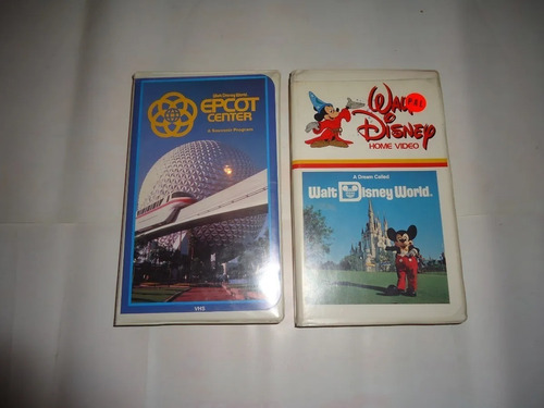 2 Vhs Walt Disney World Originales Made In Usa
