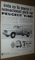 Comprar P525 Clipping Publicidad Camioneta Peugeot T4b Año 1966