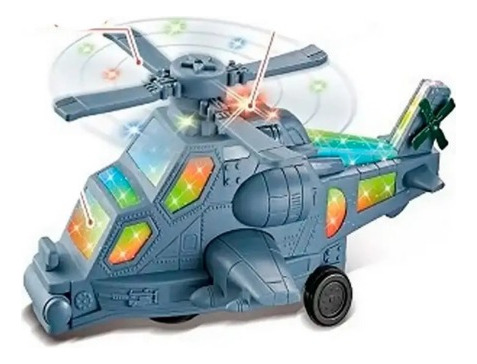 Helicoptero A Pila Con Luz Y Sonido Juguete