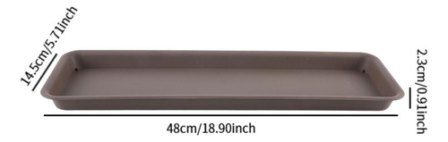 Saucers De Planta De 5 Piezas Plantillas Platillos De Gris