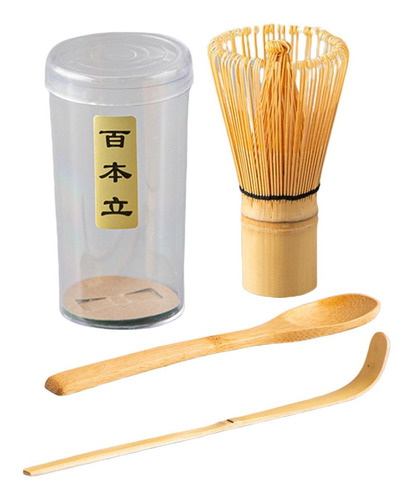 Conjunto De Chá Matcha Whisk (chasen) E Colheres