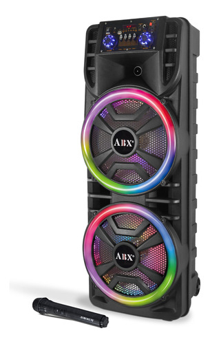 Audiobox Abx-214r Altavoz Bluetooth Portátil Dual De 12 Pu.