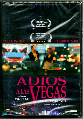 Dvd Adiós A Las Vegas Mike Figgis Nicolas Cage Nuevo Sellado