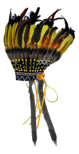 Diadema Con Sombrero Indio De Jefe Americano Para Fiesta De