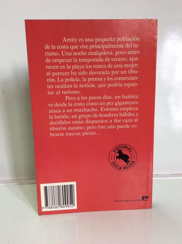 Imagen 3 de 4 de Tiburón - Peter Benchley - Cine - Oveja Negra - Best Sellers