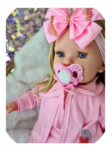 BONECA BEBÊ REBORN LOIRA, 12x s/ juros e frete grátis! - BEBÊ REBORN  BONECAS REALISTAS