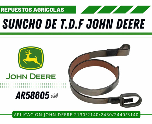 Suncho De Toma Fuerza John Deere Serie 300 2130 2440  3140