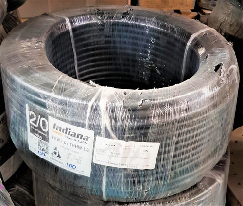 Cable Indiana Thw Calibre 2/0 (rollo C/100 Mts).