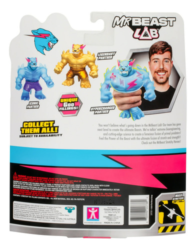 Mrbeast Lab Heroes Of Goo Jit Zu Goo Legendary Panther Gold
