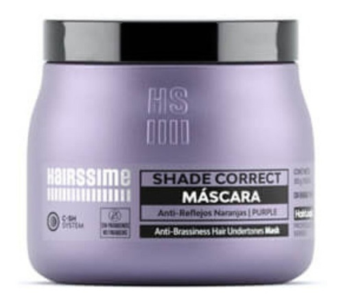 Hairssime Máscara Shade Correct Purple 300gr Hair Logic