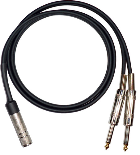 Cable 6,5 Hembra Stereos A 2 Plug 6,5 Mono Professional 50cm