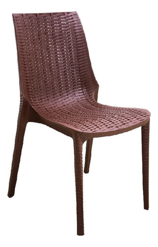 Silla Sillon Ratan Simil Quality Harmony Jardin Reforzada   