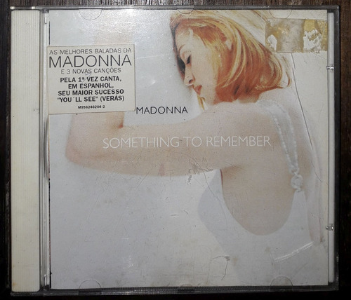 Cd Madonna Something To Remember 1a Ed Br 1996 Faixa Bônus