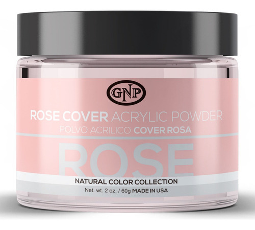 Polvo Acrílico Cover Gnp Rose 60gr. Color Rosa pálido