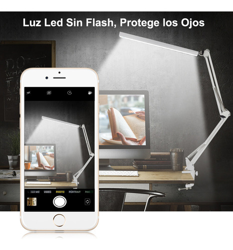 Lámpara De Escritorio Led Lámpara De Mesa Con Brazo
