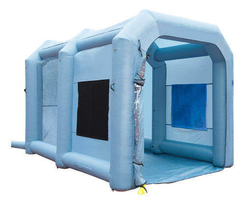 Vevor CQ13109FT950WSOKV cabina de pintura portátil 4x3x2.8m filtro soplador