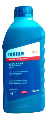 Aditivo De Arrefecimento Concentrado Organico Azul Mahle