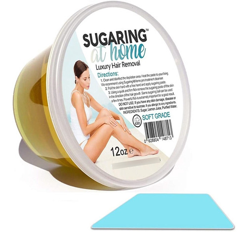 Sugaring At Home - Cera Orgánica Para Piernas (12 Oz + Aplic