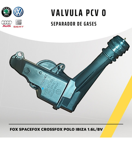 Valvula Pcv O De Separarador De Gases Vw Fox Polo Spacefox 