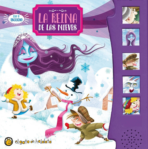 La Reina De Las Nieves Libro Para Niños C/sonido