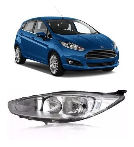 Optica Ford Fiesta Kinetic 2014/- Brasilero, F/ Cromado Depo