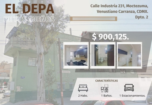 Departamento En Moctezuma Venustiano Carranza / Gv16 - Za 66