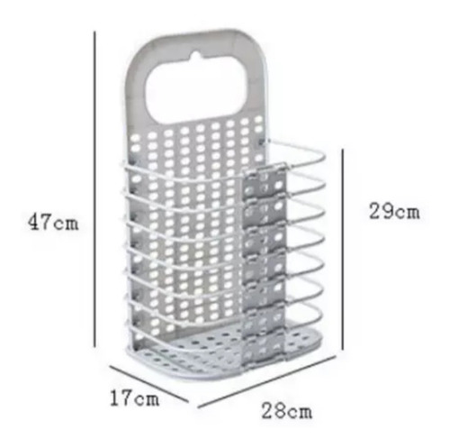 Imagem 6 de 6 de Cesto Grande Multiuso Dobrável Roupa Suja Organizador