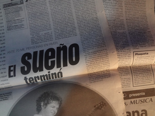 Gustavo Cerati Despedida Soda Stereo 1997 Clipping