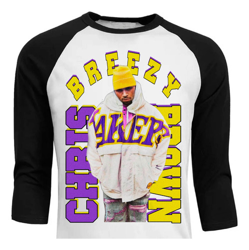 Chris Brown - Cantante - Raglan - Polera (1)