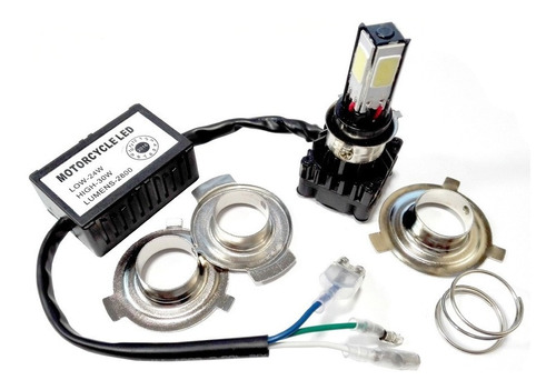 Kit Cree Led Alta Y Baja Para Moto Reemplaza Xenon Oferta!!!