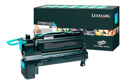 Tóner Lexmark C792x1cg Azul 20000 Páginas