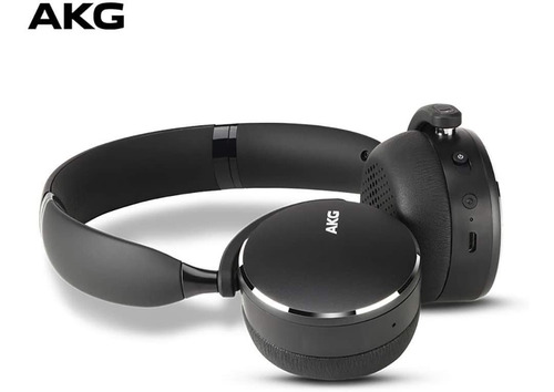 Imagen 1 de 6 de Akg Y500 - Auriculares Plegables Con Bluetooth, Color Negro