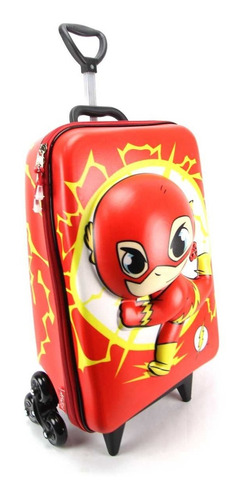 Imagem 6 de 10 de Mochilete Flash Dc Super 3d Com Lancheira Maxtoy 2814cm20