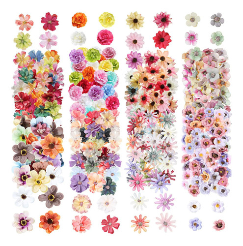 Jexine 434 Piezas Mini Cabezas De Flores Cabezas De Flores F