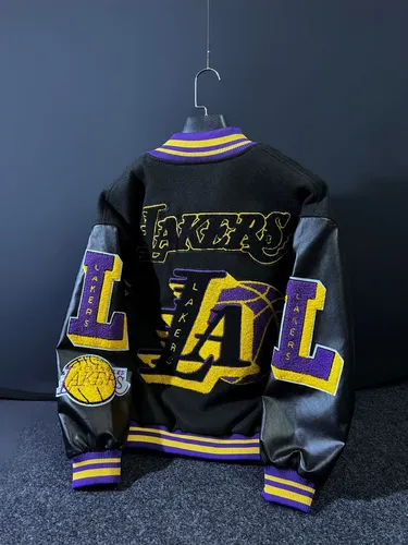 Jaqueta Los Angeles Lakers Nba (bomber, Varsity, Colegial