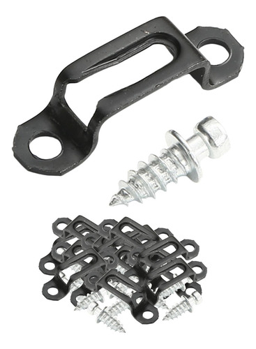 Conector Invisible De 100 Uds., Sujetadores De Medio Negro