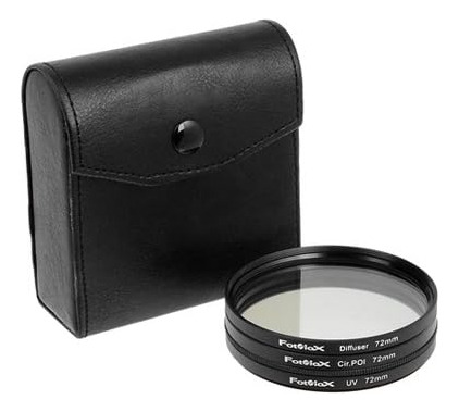 Kit Filtros De Camara Fotodiox 72mm Con Estuche