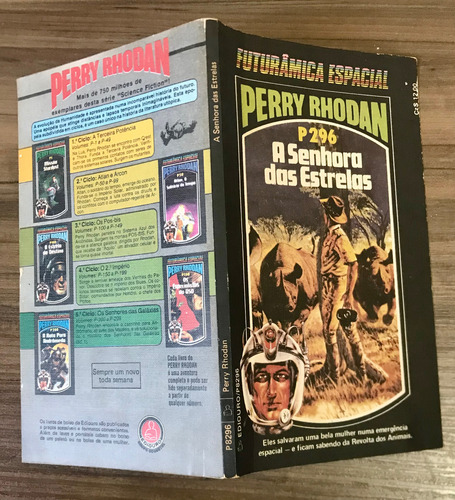 2406/24 Livro Perry Rhodan P296 A Senhora Das Estrelas (ótimo Estado) (Usado)